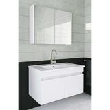 Alfa Banyo Viola Beyaz 80 Cm Ayna Dolaplı Seramik Lavabolu Mdf Banyo Dolabı Seti