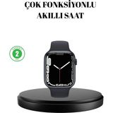 Alfa Brand 1.9 Inç Akıllı Saat – Bluetooth 5.0, Kablosuz Şarjlı, IP68 Su Geçirmez Akıllı Saat - Çok Renkli