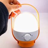 Alfa Brand 34 LED Kamp Lambası - Fener USB Şarjlı Ayarlanabilir Işık 4.8W - 2400MAH ST-5661 BX40 - Çok Renkli