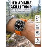 Alfa Brand Akıllı Saat Unısex Zarif Görünümlü Titanyum Kasa Amoled Ekran Müzik Dinleme - Çok Renkli - 0