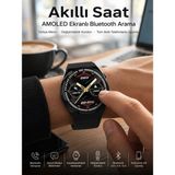 Alfa Brand Bluetooth Bağlantılı Akıllı Saat Tüm Telefonlara Uyumlu Değiştirilebilir Kordon - Çok Renkli - 0