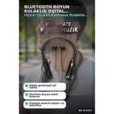 Alfa Brand Bluetooth V4.0 Boyun Kulaklık 600 Saat Bekleme Dijital Göstergeli Çift Cihaz Bağlantılı BX-313