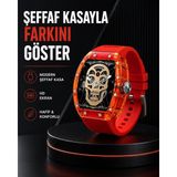 Alfa Brand Geniş Ekranlı Akıllı Saat Şık ve Modern Tasarım Yeni Nesil - Çok Renkli - 0