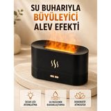 Alfa Brand LED Alev Efektli Hava Nemlendirici 9 12 Saat Kullanımlı Aroma Difüzörü - Çok Renkli - 0