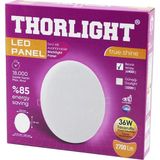 Alfa Brand Thorlıght S-236 36W 22CM Beyaz LED Panel Sıva Altı Ayarlı Mandallı 6400K - 2700LM - 18000 Saat - 0,5 W - Altın