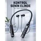 Alfa Brand Uzun Kullanım Süreli Bluetooth Kulaklık Boyun Bantlı Mikrofonlu 600 Saat Müzik Süreli Ses ve � - Çok Renkli