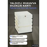 Alfa Brand Yaldızlı Kalın Mukavva Bileklik Kartı 100 Adet 10X12 cm Takı Düzenleyici BX-313746 - Çok Renkli