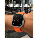 Alfa Brand Yeni Nesil 3 Kordonlu Kol Saati 49 mm Amoled Ekran Akıllı Saat - Çok Renkli - 0