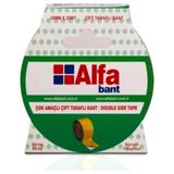 Alfa Çift Taraflı Bant 18MMX20MT - 1 Adet