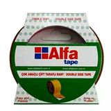 Alfa Çift Taraflı Bant 24Mmx20mt - 2 Adet