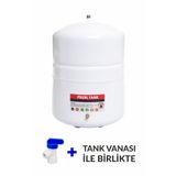 Alfa Dükkan 8 Litre Çelik Su Arıtma Tankı 2.2 gallon metal arıtma tankı