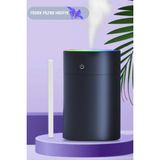 Alfa Gift 400 ml Ultrasonik Hava Nemlendirici ve Aroma Difüzörü- LED Işıklı Buhar Makinesi Siyah