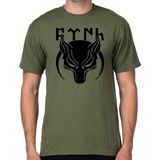 Alfa Giyim Alfa Kurt Börü Türk Baskılı Tişört - 2XL - Haki