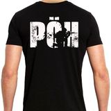 Alfa Giyim Alfa Pöh Baskılı Tişört - 3XL - Siyah