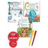 Alfa Kalem+Camilla De La 3 Kitap (Eğlenceli Sorular Ilginç Cevaplar Gezegenimiz+Dinozorlar+Çevre