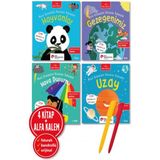 Alfa Kalem+Fran Bromage 4 Kitap (Hayvanlar+Gezegenimiz +Hava Durumu+Uzay) Eğitici Yeni Koç