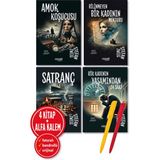 Alfa Kalem+Stefan Zweig 4 Kitap (Amok Koşu+Bilinmeyen Bir+Satranç+Bir Kadının 24 Saat)