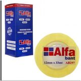 Alfa Kutulu Kırtasiye Bandı AB297 12X33 - Şeffaf - KIrtasiye Bant - 12*33