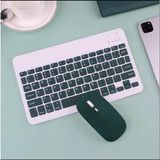 Alfa MEC Apple iPad 9.7 2018 A1893 A1954 Uyumlu Yeşil Kablosuz Bluetooth Klavye-Mouse