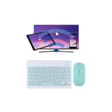Alfa MEC Apple Ipad 9. 8. 7. Nesil 10.2" 2021 Uyumlu Kablosuz Bluetooth Klavye+mouse Set ZR555