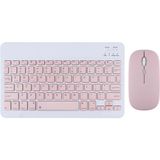 Alfa MEC Apple iPad Air 2 9.7 Uyumlu Pembe Kablosuz Bluetooth Klavye-Mouse