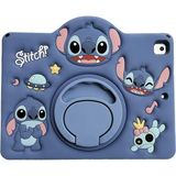 Alfa MEC Huawei Matepad T10 / T10S 10.1 Inç Uyumlu Stitch Standlı Çocuklara Özel Sevimli Karakterli Kılıf - Mavi Stitch