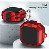Alfa MEC Samsung Galaxy Buds 2 Pro Uyumlu Kılıf Antishock Darbe Korumalı Tank Kılıf - Kırmızı