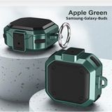 Alfa MEC Samsung Galaxy Buds 2 Pro Uyumlu Kılıf Antishock Darbe Korumalı Tank Kılıf - Mint Yeşili