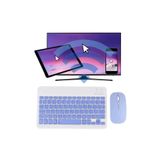 Alfa MEC Samsung Galaxy Tab A9 Plus SM-X210 Uyumlu Kablosuz Bluetooth Klavye+Mouse Set