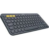 Alfa MEC Tüm Cihazlara K380 Taşınabilir Ulta-Ince Kablosuz Bluetooth Türkçe Q Klavye - Siyah