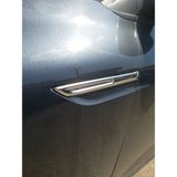 Alfa Otomotiv Renault Megane 4 Krom Çamurluk Sinyal Çıtası 2016 ve Sonrası 2 Parça Paslanmaz Çelik
