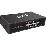 Alfa P208 8+2 10/100/1000Mbps Smart Tamamı Gigabit Poe Swıtch