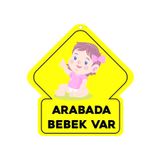 ALFA REKLAM AJANSI ARABADA BEBEK VAR YAZILI LEVHA KIRILMAZ