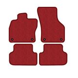 Alfa Romeo 159 Kapı Lüks Halı Paspas Seti Kırmızı