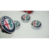 Alfa Romeo Jant Göbek Kapağı 60mm Renkli Gümüş