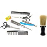 Alfa SET19 6'lı Berber Seti + Ense Fırçası