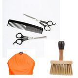 Alfa Set25 5Li Berber Seti -Makas +Ara Makası +Tarak +Ense Fırçası +Penuar