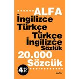 ALFA SÖZLÜK İNGİLİZCE TÜRKÇE / TÜRKÇE İNGİLİZCE