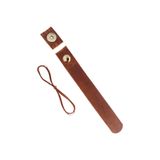 alfa tasarım atölyesi Hakiki Deri Çanta Kapağı - Mıknatıslı Dikilebilir Şerit Mıknatıs (15 Cm) Crazy Oranj Renk