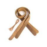 alfa tasarım atölyesi Hakiki Deri Dikilebilir Çanta Sapı (ÇİFT/75 CM) - Crazy Camel Rengi