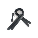alfa tasarım atölyesi Hakiki Deri Dikilebilir Çanta Sapı (ÇİFT/75 CM) - Siyah Rengi