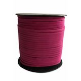 alfa tasarım atölyesi Süet Deri Şerit Ip, 3mm - Mor Rengi, Tesbih, Bileklik, Kolye Ipi (3 Metre)