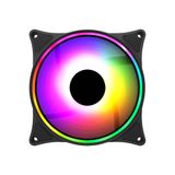 Alfa Tech ALFATECH 12 CM Rainbow LED Kasa Fanı Molex 4 Pin Sessiz Soğutma