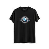 Alfa Tshirt Bmw Resimli Baskılı Çocuk Siyah Tshirt