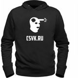 Alfa Tshirt Csgo Cyka Blyat Kapşonlu Siyah Erkek Sweatshirt