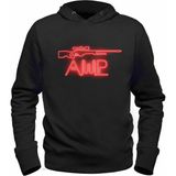 Alfa Tshirt Csgo Kırmızı Awp Siyah Kapşonlu Erkek Sweatshirt
