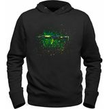 Alfa Tshirt Csgo M4A1 Siyah Kapşonlu Erkek Sweatshirt