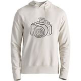 Alfa Tshirt Fotoğraf Makinesi Ekru Erkek Sweatshirt