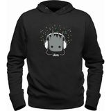 Alfa Tshirt Im Groot Siyah Kapşonlu Erkek Sweatshirt