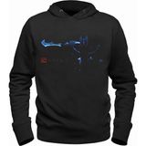 Alfa Tshirt Phantom Assassin Dota 2 Siyah Kapşonlu Erkek Sweatshirt